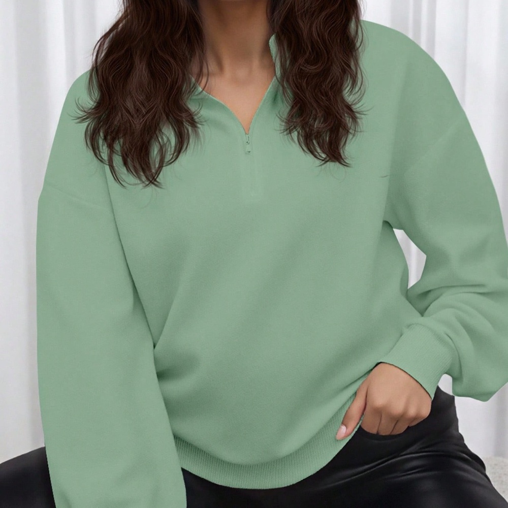 Women's XL Half Zip Sweatshirt